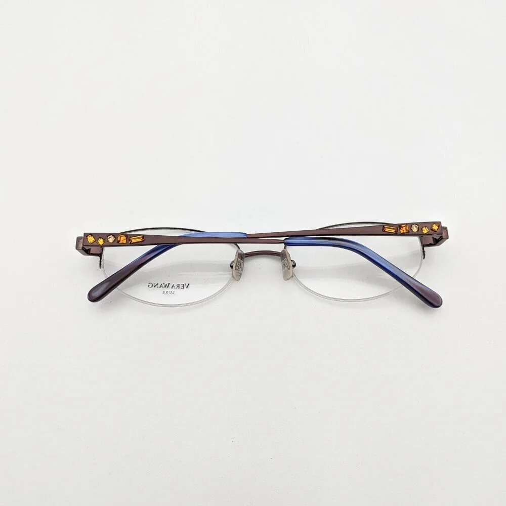 🕶️Vera Wang Glitter Titanium Eyeglasses 52/18/135 | ALH742🕶️
